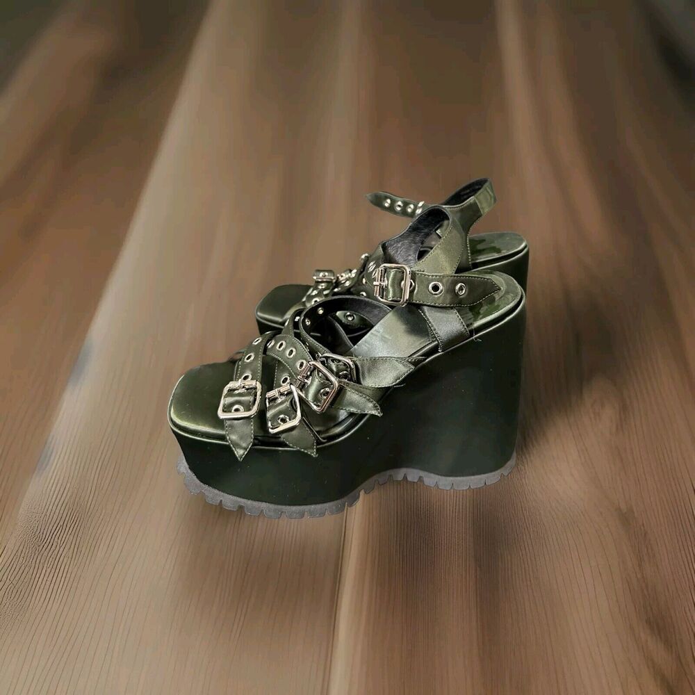 Free People X Jeffrey Campbell Voidoid Cloth sandal 8.5 - Picture 3 of 6